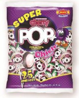 Pirulito Super Cherry Pop Black 24x25u